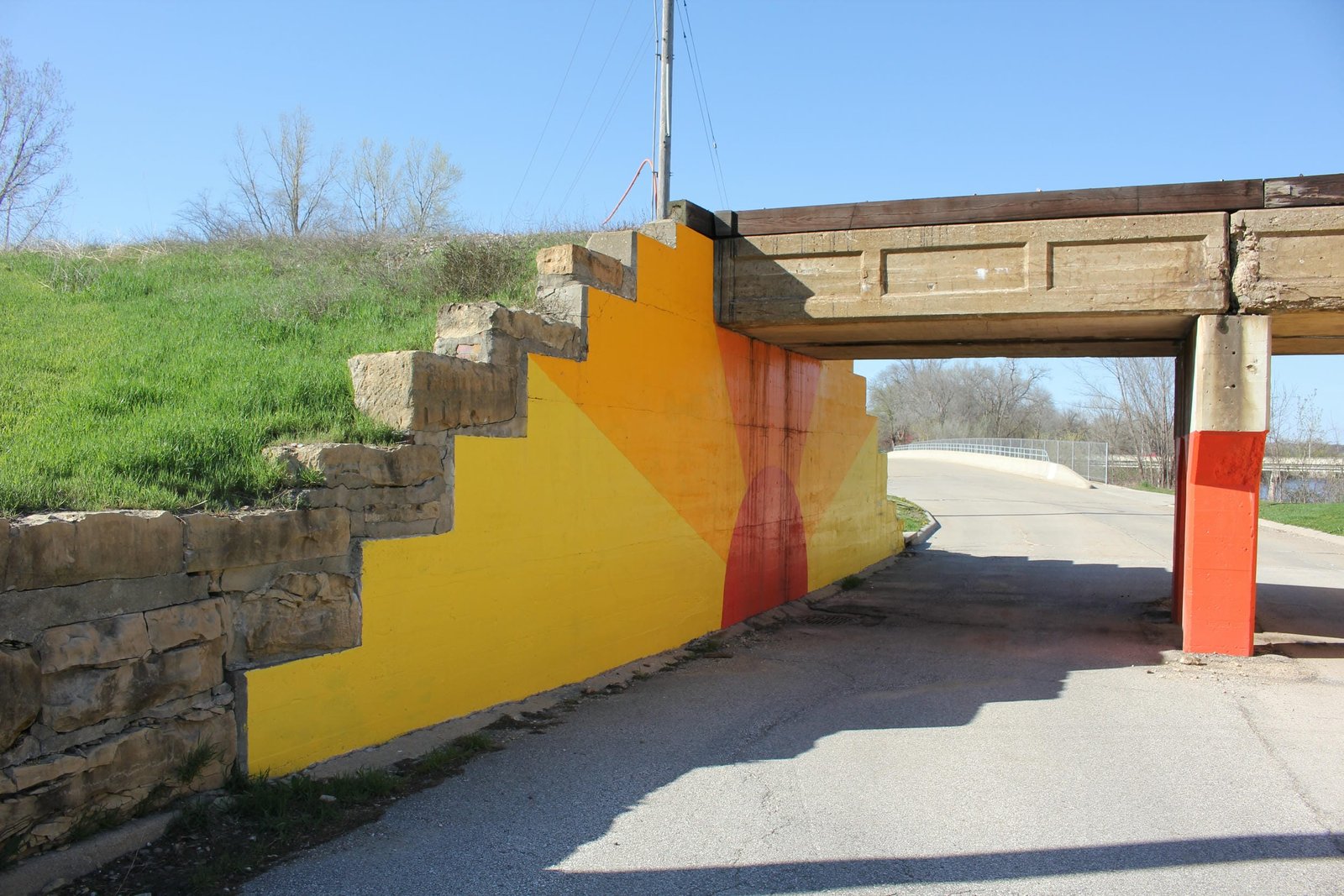 West abutment